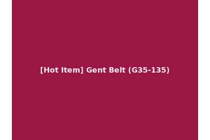 [Hot Item] Gent Belt (G35-135)