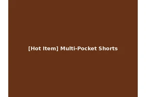 [Hot Item] Multi-Pocket Shorts