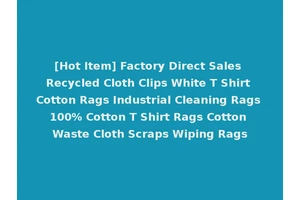 [Hot Item] Factory Direct Sales Recycled Cloth Clips White T Shirt Cotton Rags Industrial Cleaning Rags 100% Cotton T Shirt Rags Cotton Waste Cloth Scraps Wiping Rags