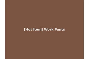 [Hot Item] Work Pants