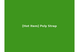 [Hot Item] Poly Strap