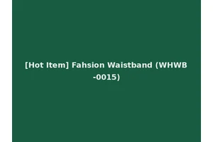 [Hot Item] Fahsion Waistband (WHWB-0015)