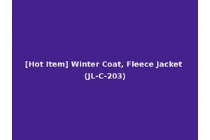[Hot Item] Winter Coat, Fleece Jacket (JL-C-203)