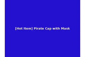 [Hot Item] Pirate Cap with Mask