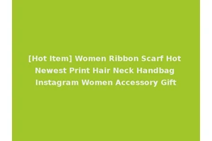 [Hot Item] Women Ribbon Scarf Hot Newest Print Hair Neck Handbag Instagram Women Accessory Gift