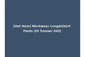 [Hot Item] Workwear Long&Short Pants (Dl Trouser 020)