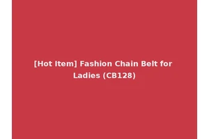 [Hot Item] Fashion Chain Belt for Ladies (CB128)