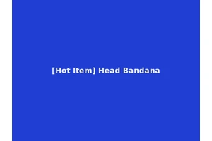 [Hot Item] Head Bandana