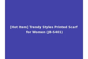 [Hot Item] Trendy Styles Printed Scarf for Women (JB-S401)