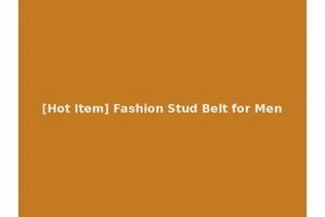 [Hot Item] Fashion Stud Belt for Men