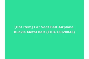 [Hot Item] Car Seat Belt Airplane Buckle Metal Belt (EDB-13020843)