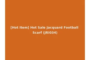 [Hot Item] Hot Sale Jacquard Football Scarf (JRI034)