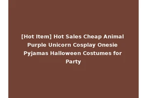 [Hot Item] Hot Sales Cheap Animal Purple Unicorn Cosplay Onesie Pyjamas Halloween Costumes for Party