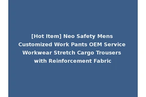 [Hot Item] Neo Safety Mens Customized Work Pants OEM Service Workwear Stretch Cargo Trousers with Reinforcement Fabric