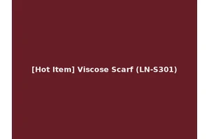 [Hot Item] Viscose Scarf (LN-S301)