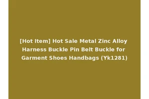 [Hot Item] Hot Sale Metal Zinc Alloy Harness Buckle Pin Belt Buckle for Garment Shoes Handbags (Yk1281)