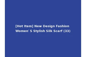 [Hot Item] New Design Fashion Women′ S Stylish Silk Scarf (33)