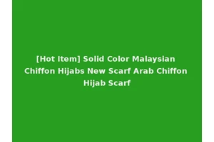 [Hot Item] Solid Color Malaysian Chiffon Hijabs New Scarf Arab Chiffon Hijab Scarf