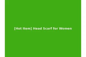 [Hot Item] Head Scarf for Women
