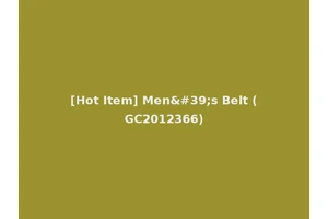 [Hot Item] Men's Belt (GC2012366)