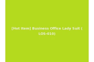 [Hot Item] Business Office Lady Suit (LOS-010)