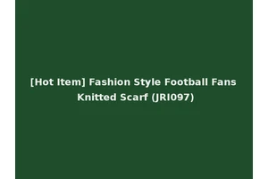 [Hot Item] Fashion Style Football Fans Knitted Scarf (JRI097)