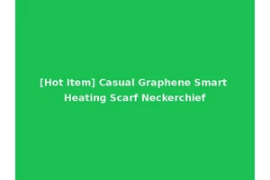 [Hot Item] Casual Graphene Smart Heating Scarf Neckerchief
