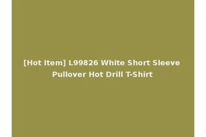 [Hot Item] L99826 White Short Sleeve Pullover Hot Drill T-Shirt