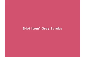 [Hot Item] Grey Scrubs