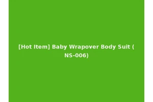 [Hot Item] Baby Wrapover Body Suit (NS-006)