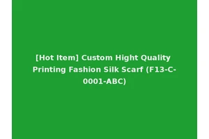 [Hot Item] Custom Hight Quality Printing Fashion Silk Scarf (F13-C-0001-ABC)