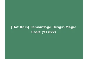 [Hot Item] Camouflage Desgin Magic Scarf (YT-827)
