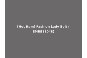 [Hot Item] Fashion Lady Belt (EMBE11048)