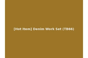 [Hot Item] Denim Work Set (TB66)