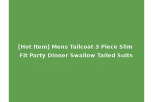 [Hot Item] Mens Tailcoat 3 Piece Slim Fit Party Dinner Swallow Tailed Suits