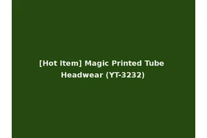 [Hot Item] Magic Printed Tube Headwear (YT-3232)