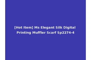 [Hot Item] Ms Elegant Silk Digital Printing Muffler Scarf Sp2274-4