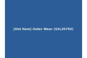 [Hot Item] Outer Wear (SSL25750)