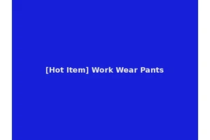 [Hot Item] Work Wear Pants