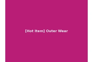 [Hot Item] Outer Wear
