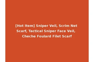 [Hot Item] Sniper Veil, Scrim Net Scarf, Tactical Sniper Face Veil, Cheche Foulard Filet Scarf