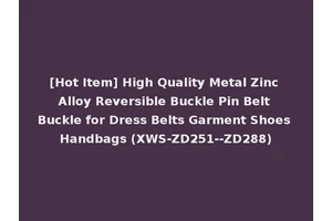 [Hot Item] High Quality Metal Zinc Alloy Reversible Buckle Pin Belt Buckle for Dress Belts Garment Shoes Handbags (XWS-ZD251--ZD288)