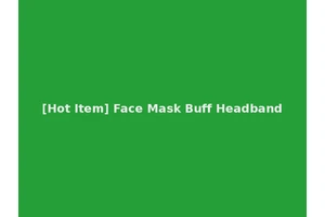 [Hot Item] Face Mask Buff Headband