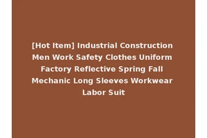 [Hot Item] Industrial Construction Men Work Safety Clothes Uniform Factory Reflective Spring Fall Mechanic Long Sleeves Workwear Labor Suit