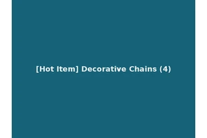 [Hot Item] Decorative Chains (4)