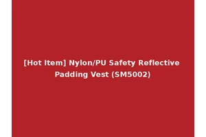 [Hot Item] Nylon/PU Safety Reflective Padding Vest (SM5002)