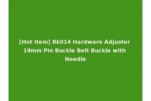 [Hot Item] Bk014 Hardware Adjuster 19mm Pin Buckle Belt Buckle with Needle