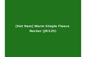 [Hot Item] Warm Simple Fleece Necker (JRI125)