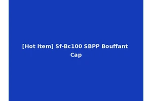 [Hot Item] Sf-Bc100 SBPP Bouffant Cap