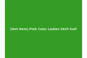 [Hot Item] Pink Color Ladies Skirt Suit